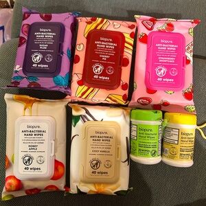 7 brand new packs of biopure hand wipes